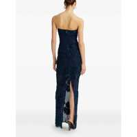 Rochii ROTATE Birger Christensen Dama - Rochii casual ROTATE Birger Christensen 3D Mesh Long Dress BLUE Femei (BM 18816670) - B-mall.ro