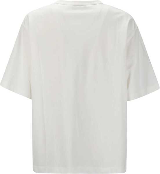 Tricouri STUDIO NICHOLSON Cotton T-Shirt WHITE Femei (BM 18816673) 2