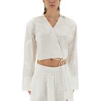 Bluze Wrap-Around Shirt Top Femei