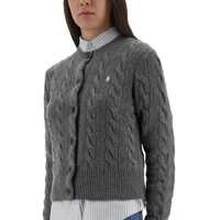 Pulovere Dama - Cardigane Ralph Lauren Cable-Knit Cardigan GREY Femei (BM 18816730) - B-mall.ro