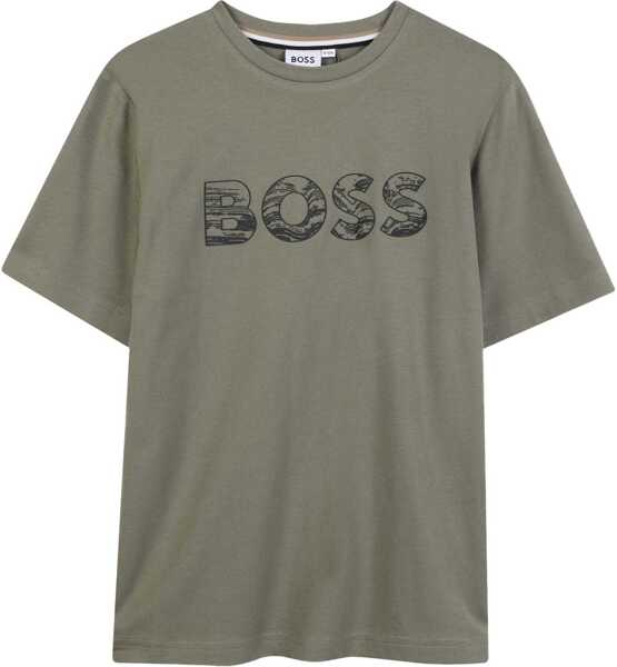 Tricouri Hugo Boss T-Shirt BROWN Baieti (BM 18816838) 1