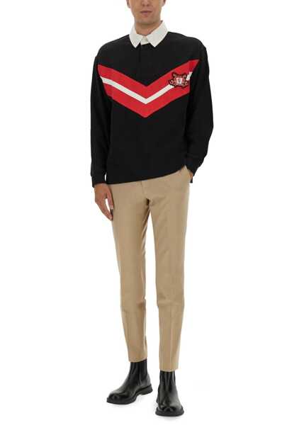 Tricouri Polo Hugo Boss Polo Shirt With College Style Logo BLACK Barbati (BM 18816922) 2