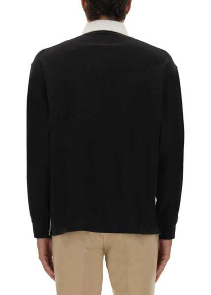 Tricouri Polo Hugo Boss Polo Shirt With College Style Logo BLACK Barbati (BM 18816922) 3