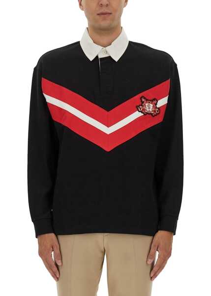 Tricouri Polo Hugo Boss Polo Shirt With College Style Logo BLACK Barbati (BM 18816922) 1