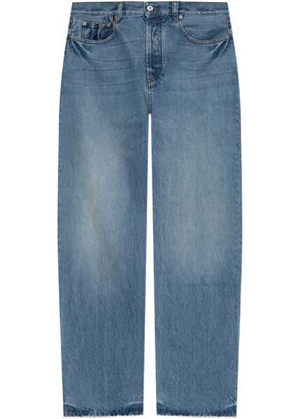 Blugi JACQUEMUS De-Nimes Denim Pants BLUE Barbati (BM 18817033) 1