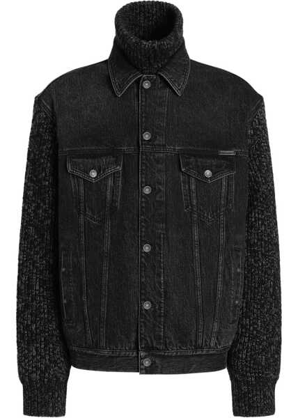 Bomber jacket Dolce & Gabbana Denim Jacket BLACK Barbati (BM 18817042) 1