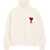 AMI Paris Ami De Coeur Turtleneck Sweater WHITE