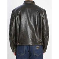 Bomber jacket pentru Barbati - Bomber jacket Dolce & Gabbana Bomber In Aged-Effect Leather BLACK Barbati (BM 18817069) - B-mall.ro