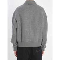 Bomber jacket pentru Barbati - Bomber jacket JACQUEMUS Feltro Bomber Jacket GREY Barbati (BM 18817078) - B-mall.ro