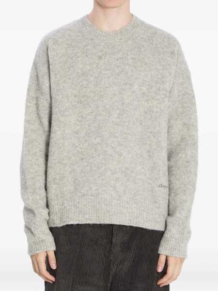 Pulovere AMI Paris Sweater In Alpaca And Wool GREY Barbati (BM 18817084) 1