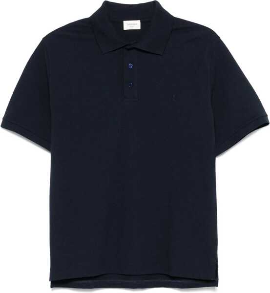 Tricouri Polo Saint Laurent Cassandre cotton polo Shirt TAUPE KAKI Barbati (BM 18817138) 1