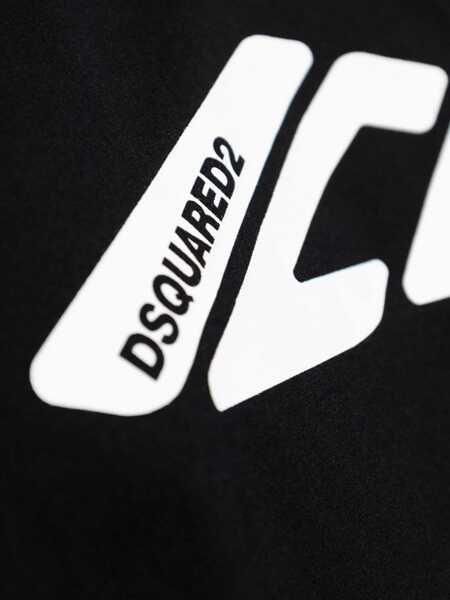 Tricouri DSQUARED2 Logoed T-Shirt BLACK Barbati (BM 18817174) 5