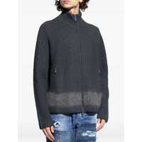 Pulovere pentru Barbati - Cardigane DSQUARED2 Zip Cardigan GREY Barbati (BM 18817180) - B-mall.ro