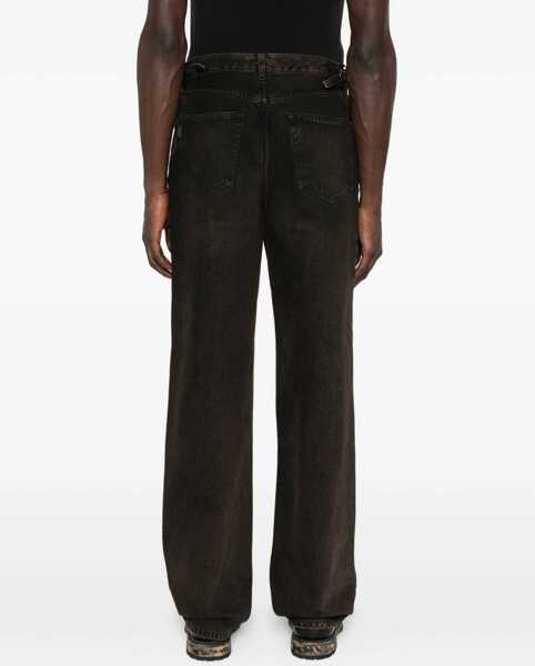 Blugi HAIKURE Loose Jeans BROWN BLACK Barbati (BM 18817186) 4