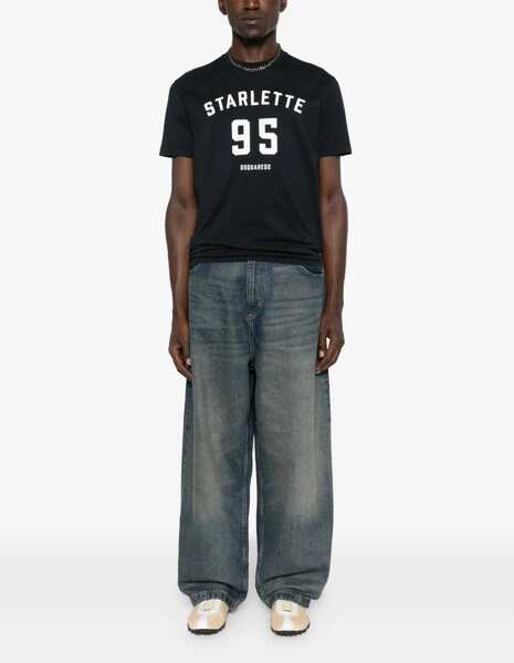 Tricouri DSQUARED2 Logo T-Shirt BLUE NAVY Barbati (BM 18817210) 2