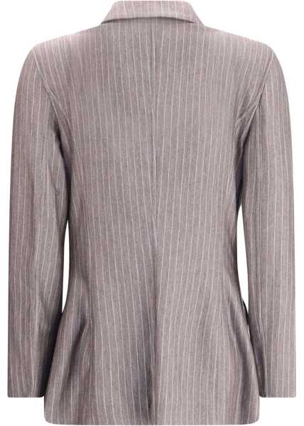 Sacouri Giorgio Armani Double-breasted Blazer FANCY BROWN Femei (BM 18817240) 2