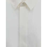 Camasi pentru Barbati - Camasi casual Saint Laurent Cotton Shirt BLANC Barbati (BM 18819361) - B-mall.ro