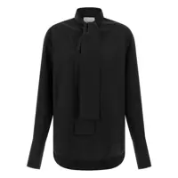 Camasi Nude Lavallière Collar Shirt Femei