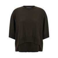 Pulovere Nude Cropped Wool Sweater Femei