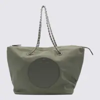Genti de mana Tory Burch Grey Green Totes Femei