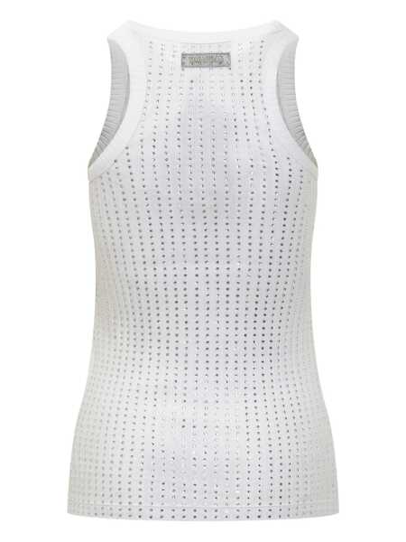 Topuri THE ATTICO The Attico Tank Top The Attic WHITE Femei (BM 18820287) 2