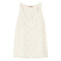 Topuri Twinset Lurex Embroidery Tank Top Femei