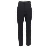 Pantaloni casual Alexander McQueen Crêpe Cigarette Pants Femei