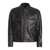 Dolce & Gabbana Aged-Effect Leather Jacket Black