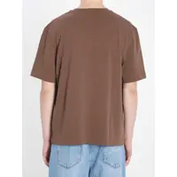 Tricouri JACQUEMUS pentru Barbati - Tricouri JACQUEMUS Gros Grain T-Shirt BROWN Barbati (BM 18821310) - B-mall.ro