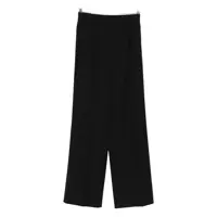 Pantaloni casual Dolce & Gabbana Straight-Leg Trousers With Elastic Waist Femei