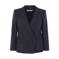 Geci Dries Van Noten Beaura Double-Breasted Wool Jacket Femei