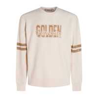 Pulovere Golden Goose pentru Barbati - Pulovere Golden Goose Golden Goose Beige Cotton Sweatshirt ARCTIC WOLF Barbati (BM 18823155) - B-mall.ro