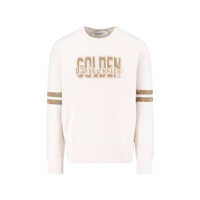 Pulovere Golden Goose Beige Cotton Sweatshirt Barbati