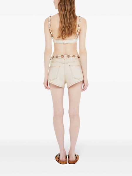 Pantaloni casual ALANUI Alanui Shorts BEIGE O TAN Femei (BM 18823581) 4
