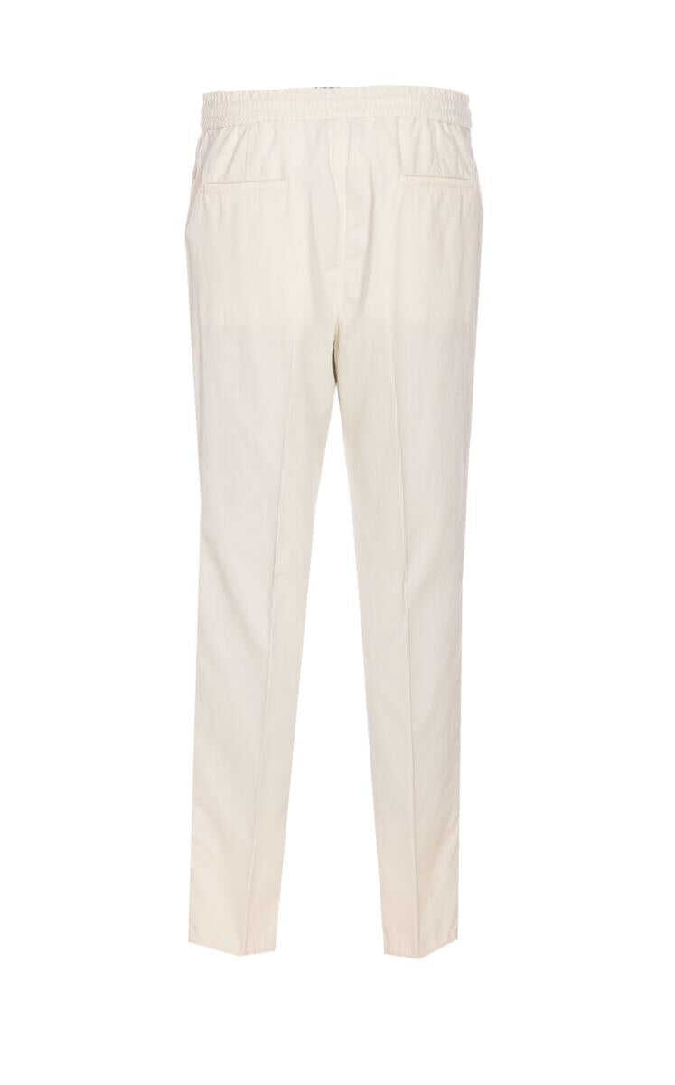 Pantaloni Brunello Cucinelli Brunello Cucinelli Trousers WHITE Barbati (BM 18823677) 2