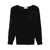 Blumarine Blumarine Sweater With Lace Decoration Black