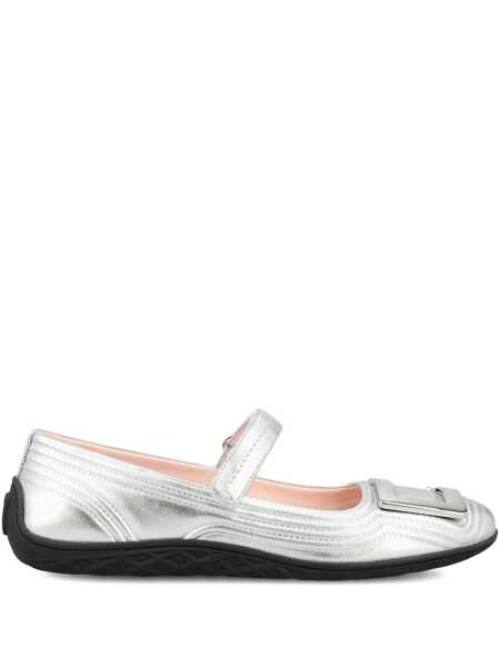 Balerini Roger Vivier Roger Vivier Low Shoes SILVER Femei (BM 18824391) 1