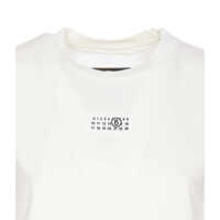 Topuri MM6 Maison Margiela Dama - Topuri MM6 Maison Margiela MM6 Maison Margiela T-Shirts And Polos White Femei (BM 18824451) - B-mall.ro