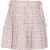 Self-Portrait Crystal Belted Miniskirt PINK