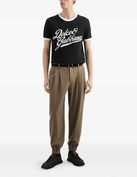 Tricouri Dolce & Gabbana Cotton T-Shirt NERO Barbati (BM 18825340) 2