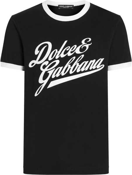 Tricouri Dolce & Gabbana Cotton T-Shirt NERO Barbati (BM 18825340) 1