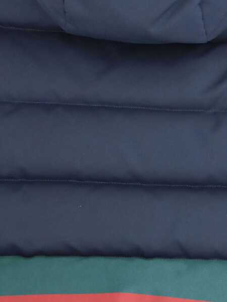Geci Gucci Padded and quilted Vest for Boy NAVY/GREEN/RED Baieti (BM 18825376) 3