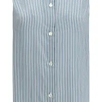 Camasi casual Dama - Camasi casual KRISTINA TI Striped Shirt with wide sleeves PETROLIO Femei (BM 18825394) - B-mall.ro
