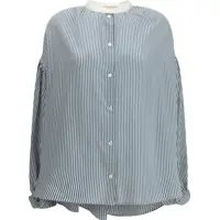 Camasi casual Striped Shirt with wide sleeves Femei