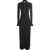 Self-Portrait Long ribbed Dress BLACK