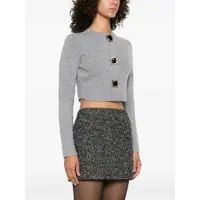 Pulovere Dama - Cardigane Self-Portrait Wool Cardigan GREY Femei (BM 18825466) - B-mall.ro