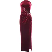 Rochii Velvet bandeau long Dress Femei