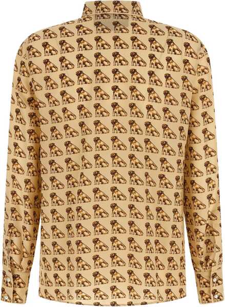 Camasi casual Valentino Garavani Silk crepe de chine Shirt BETULLA/MULTICOLOR Femei (BM 18825508) 2