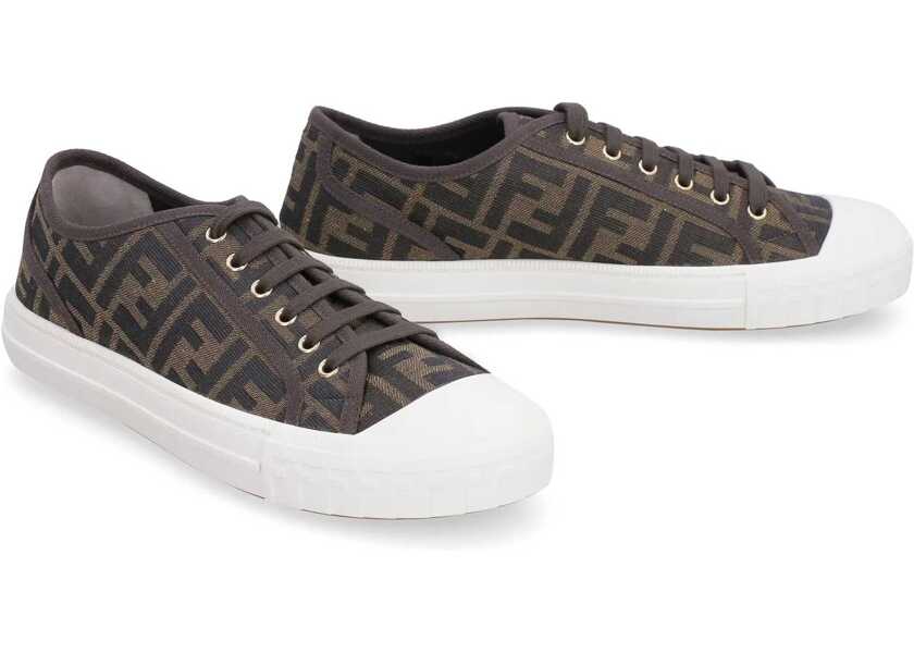 Sneakers Fendi Domino Sneaker BROWN Femei (BM 18825688) 3