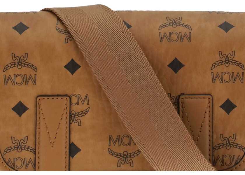 Genti de mana MCM Aren mini Shoulder Bag COGNAC Barbati (BM 18825751) 4